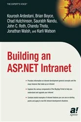 Book cover of Building an ASP.NET Intranet by Kourosh Ardestani