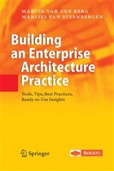 Book cover of Building an Enterprise Architecture Practice by Martin van den Berg