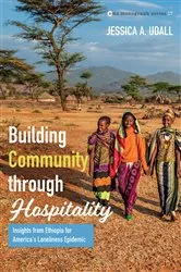 Book cover of Building Community through Hospitality by Jessica A. Udall