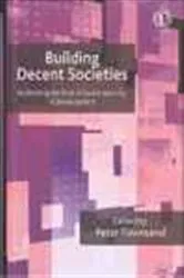 Book cover of Building decent societies by Peter Townsend