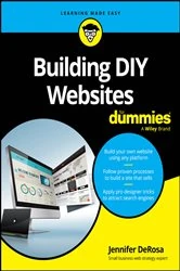 Book cover of Building DIY Websites For Dummies by Jennifer DeRosa