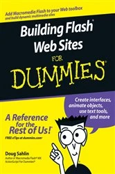Book cover of Building Flash Web Sites For Dummies by Doug Sahlin
