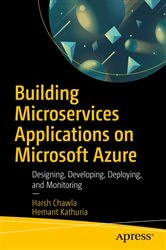 Book cover of Building Microservices Applications on Microsoft Azure by Harsh Chawla