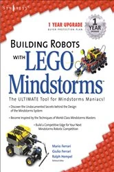 Book cover of Building Robots With Lego Mindstorms by Mario Ferrari