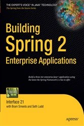 Book cover of Building Spring 2 Enterprise Applications by Seth Ladd