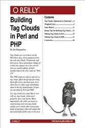 Book cover of Building Tag Clouds in Perl and PHP by Jim Bumgardner