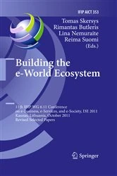 Book cover of Building the e-World Ecosystem by Tomas Skersys
