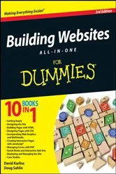 Book cover of Building Websites All-in-One For Dummies (3rd ed.) by David Karlins