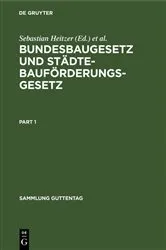 Book cover of Bundesbaugesetz und Städtebauförderungsgesetz (5th ed.) by Sebastian Heitzer