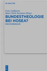 Book cover of Bundestheologie bei Hosea? by Franz Sedlmeier