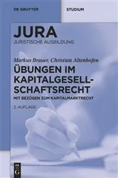 Book cover of Übungen im Kapitalgesellschaftsrecht (2nd ed.) by Markus Brauer