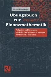 Book cover of Übungsbuch zur Finanzmathematik by Unknown