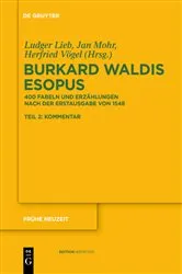 Book cover of Burkard Waldis: Esopus by Ludger Lieb