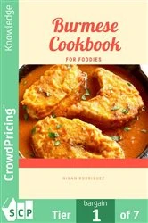 Book cover of Burmese Cookbook for Foodies by Nikan Rodriguez