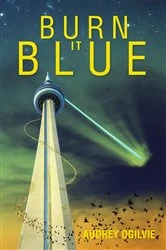 Book cover of Burn It Blue by Audrey Ogilvie
