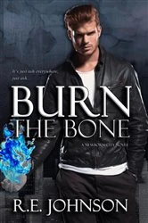 Book cover of Burn the Bone by RE Johnson