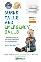 Book cover of Burns, falls and emergency calls by Unknown