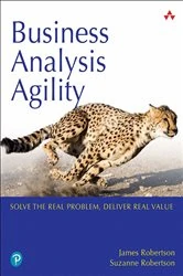 Book cover of Business Analysis Agility by James Robertson