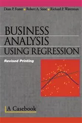 Book cover of Business Analysis Using Regression by Robert A. Stine