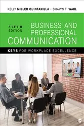 Book cover of Business and Professional Communication (5th ed.) by Kelly Miller