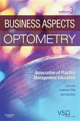 Book cover of Business Aspects of Optometry (3rd ed.) by Association of Practice Management Educa
