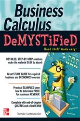 Book cover of Business Calculus Demystified by Unknown