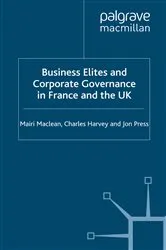 Book cover of Business Elites and Corporate Governance in France and the UK by M. Maclean