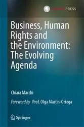 Book cover of Business, Human Rights and the Environment: The Evolving Agenda by Chiara Macchi