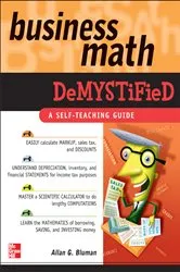Book cover of Business Math Demystified by Unknown