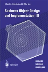 Book cover of Business Object Design and Implementation III by D. Patel