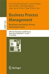 Book cover of Business Process Management: Blockchain and Robotic Process Automation Forum by José González Enríquez