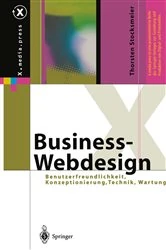 Book cover of Business-Webdesign by Thorsten Stocksmeier