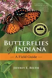 Book cover of Butterflies of Indiana by Jeffrey E. Belth