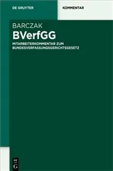 Book cover of BVerfGG by Unknown