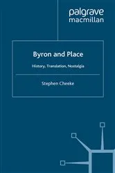 Book cover of Byron and Place by S. Cheeke