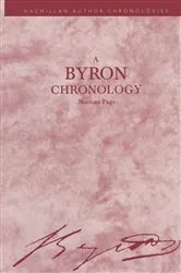 Book cover of Byron Chronology by Norman Page