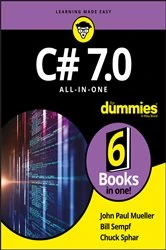 Book cover of C# 7.0 All-in-One For Dummies by John Paul Mueller