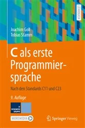 Book cover of C als erste Programmiersprache (9th ed.) by Joachim Goll