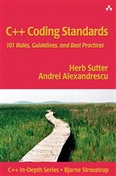 Book cover of C++ Coding Standards by Herb Sutter