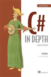 Book cover of C# in Depth by Jonathan Skeet