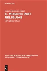 Book cover of C. Musonii Rufi reliquiae by Gaius Musonius Rufus