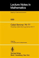 Book cover of Cabal Seminar 76–77 by A. S. Kechris