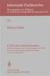 Book cover of CAD und Arbeitssituation by M. Kühn