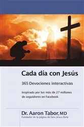 Book cover of Cada día con Jesús by Aaron Tabor