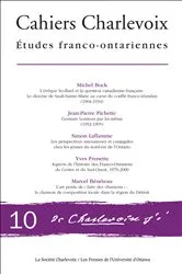 Book cover of Cahiers Charlevoix 10 by Michel Bock