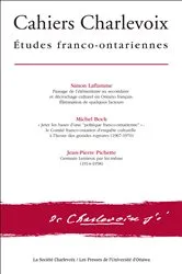 Book cover of Cahiers Charlevoix 9 by Les Presses de l'Université d'Ottawa/University of Ottawa Press