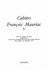 Book cover of Cahiers numéro 05 by François Mauriac