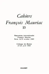 Book cover of Cahiers numéro 13 (1986) by Unknown