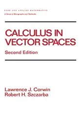 Book cover of Calculus in Vector Spaces, Revised Expanded (2nd ed.) by Unknown