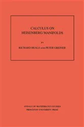Book cover of Calculus on Heisenberg Manifolds by Richard Beals